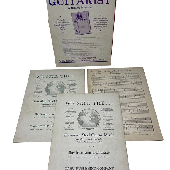 Oahu Orchestrations Music and Song Book Collection Hawaiian Guitar Luao Island - Picture 7 of 7